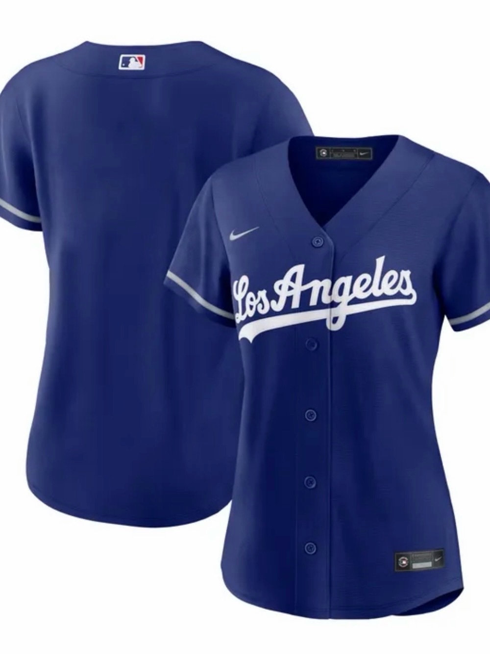 Nike Los Angeles Dodgers Blank Royal Blue Alternate Nike Replica Jersey Small